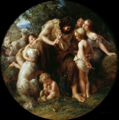 Jubal, le père de la flûte, 1839 - August von Kloeber