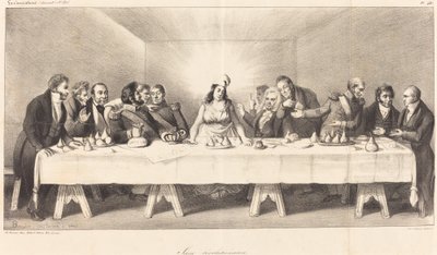 Scène révolutionnaire : Parodie de la Cène - Auguste Bouquet