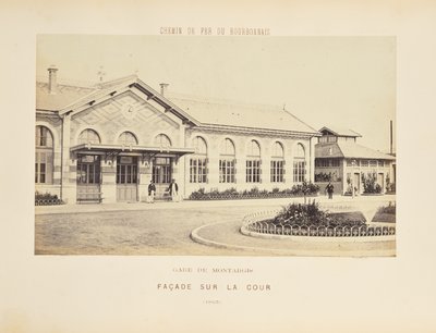 Gare de Montargis, Façade sur la Cour - Auguste Hippolyte Collard