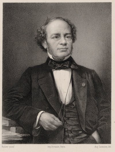 Portrait du compositeur Jacques Fromental Halévy 1799-1862 - Auguste Lemoine