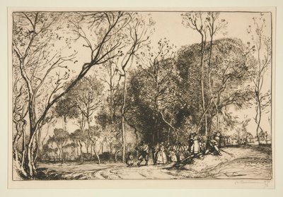 Été de la Saint-Martin, la noce qui passe - Auguste Lepere