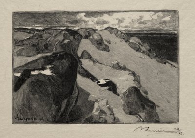 Arbonne, le Gros-Sablon - Auguste Louis Lepère