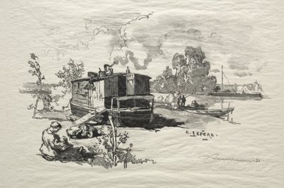Bateau logement - Auguste Louis Lepère