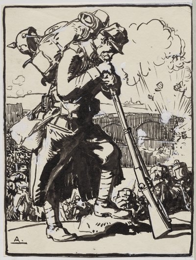La Retraite après Charleroi - Auguste Louis Lepère