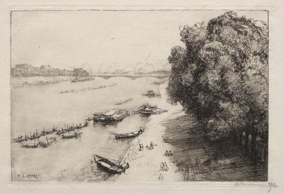 La Seine au Pont National - Auguste Louis Lepère