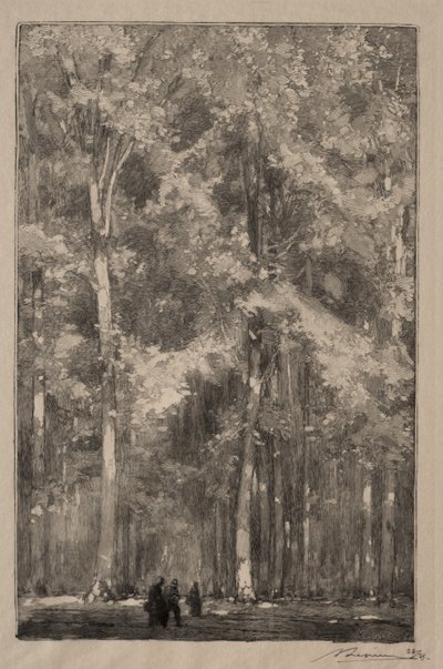 Le Matin, carrefour des Forts Marlotte - Auguste Louis Lepère