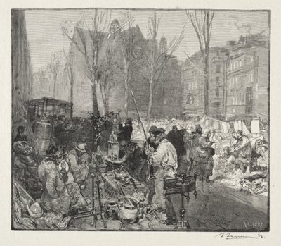 Marché à la Ferraille - Auguste Louis Lepère