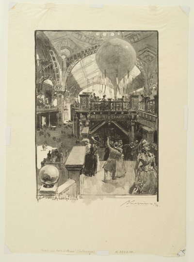 Palais des arts libéraux : intérieur - Auguste Louis Lepère