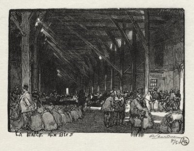 Rouen Illustré: La Halle aux Blés - Auguste Louis Lepère