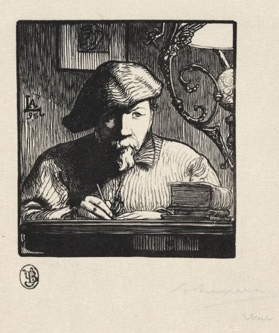 Autoportrait - Auguste Louis Lepère