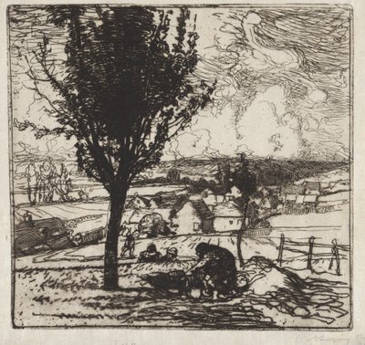 Vue de Jouy-le-Moutier - Auguste Louis Lepère