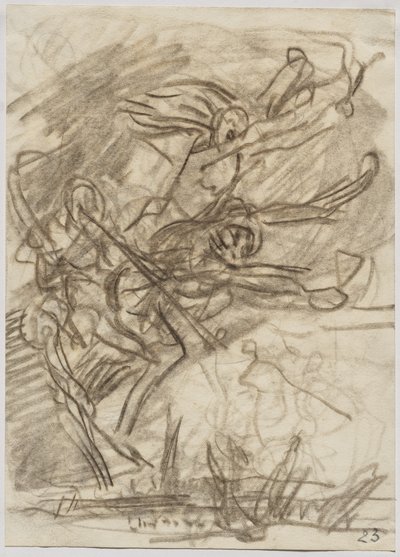 La Mort et les Passions fondant sur la Terre - Auguste Louis Lepère