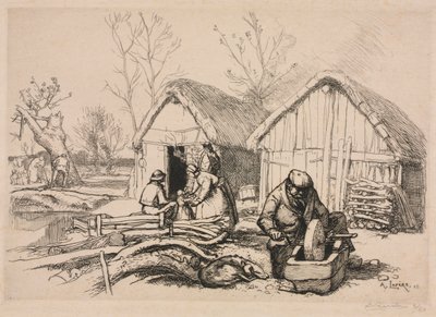 La maison du bûcheron (Vendée) - Auguste Louis Lepère