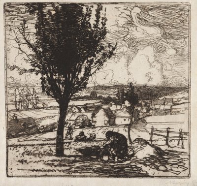 Vue de Jouy-le-Moutier, 1893 - Auguste Louis Lepère