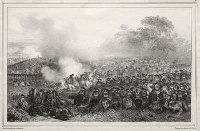 Album pour 1835 : Carré enfoncé... - Auguste Raffet