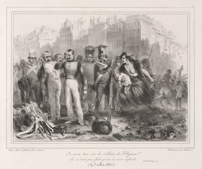 Album de 1831 : Je veux tuer un des soldats de Polignac. Ils n