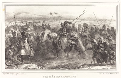 Croisés en campagne - Auguste Raffet