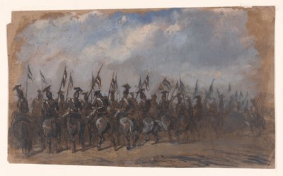 Escadron de lanciers - Auguste Raffet