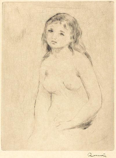 Étude pour une baigneuse - Auguste Renoir