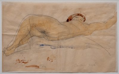 Nu féminin couché - Auguste Rodin
