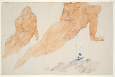 Deux nus allongés - Auguste Rodin