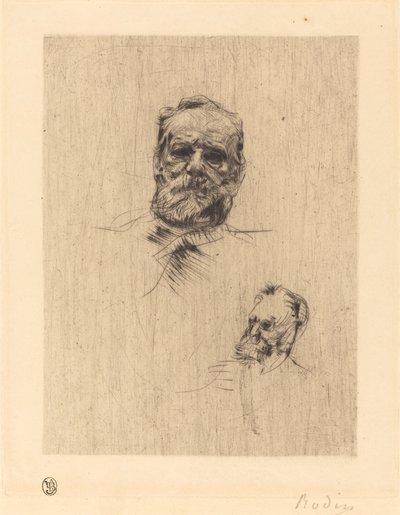 Victor Hugo, de Face - Auguste Rodin