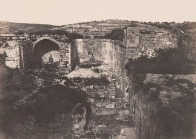 Jérusalem : Église de Sainte Marie Madeleine (Jerusalem : Church of St. Mary Magdalene),1854 (photo) - Auguste Salzmann