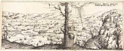 Paysage avec la Conversion de Saint Paul - Augustin Hirschvogel