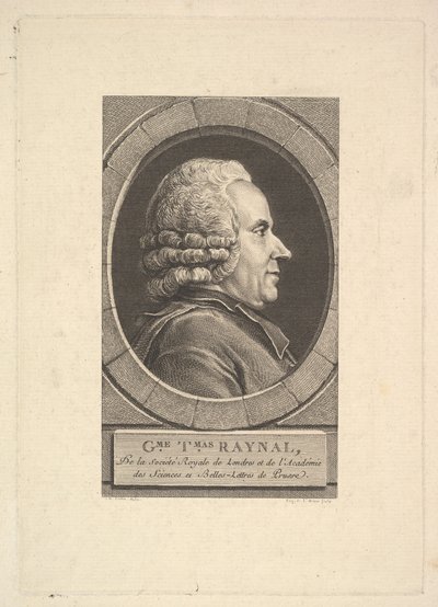 Portrait de Guillaume-Thomas Raynal - Augustin de Saint Aubin