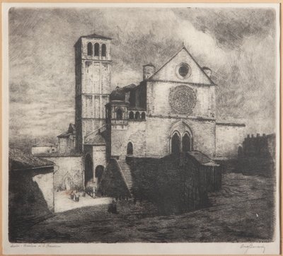 Assise, Basilique de Saint François - Augusto Baracchi