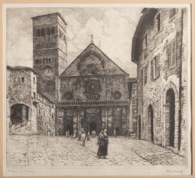Assise, S. Rufinus - Augusto Baracchi