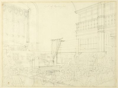 Étude pour la Cour de l