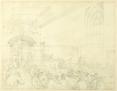 Étude pour Guild Hall, Examen d