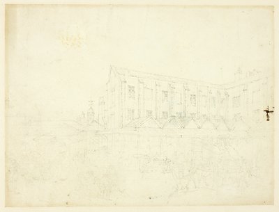 Étude pour le marché de Leaden Hall, du Microcosme de Londres - Augustus Charles Pugin