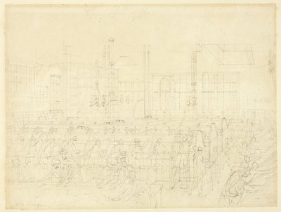 Étude pour La Poste, de Microcosm of London - Augustus Charles Pugin