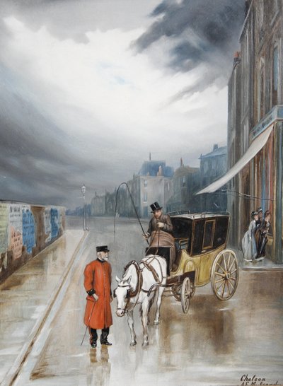 Après la pluie - Chelsea - Augustus Edwin Mulready