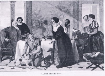 Launce et son chien, du Magazine of Art 1893, Cassell and Company - Augustus Leopold Egg