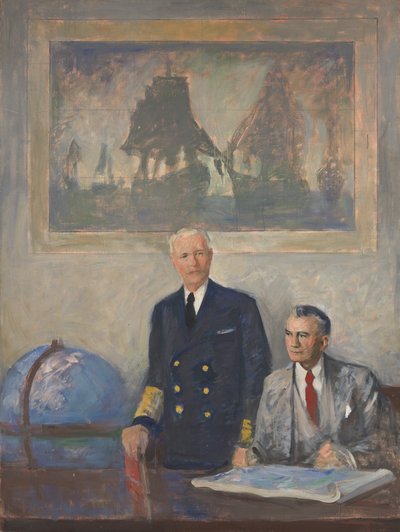 Le Haut Commandement - Panneau de droite, 1947-1949 - Augustus Vincent Tack