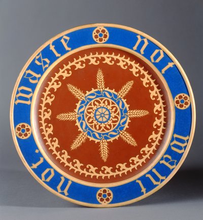 Assiette à pain, fabriquée par Minton and Company, c.1849 - Augustus Welby Northmore Pugin