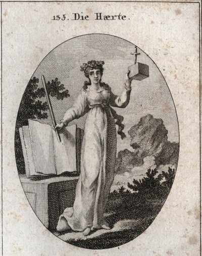 Allégorie de la sévérité couronnée d