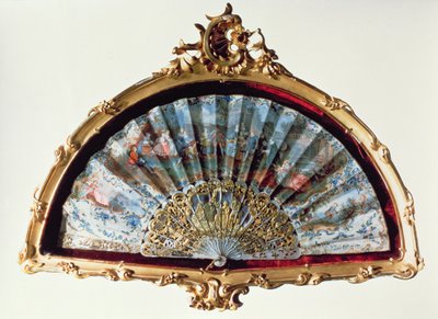Éventail, décoré d