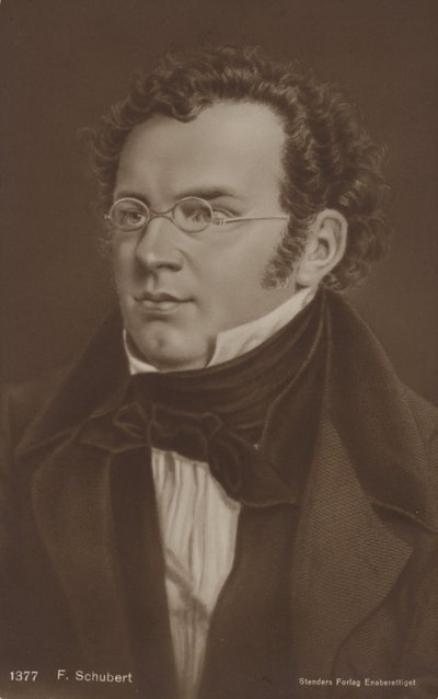 Portrait de Franz Schubert - Austrian School