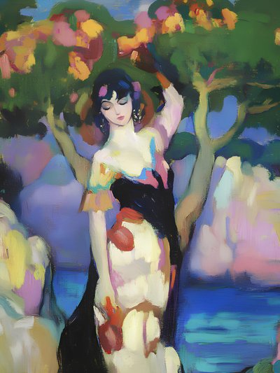 Une femme gracieuse : Rêve côtier - Avanesova Elena