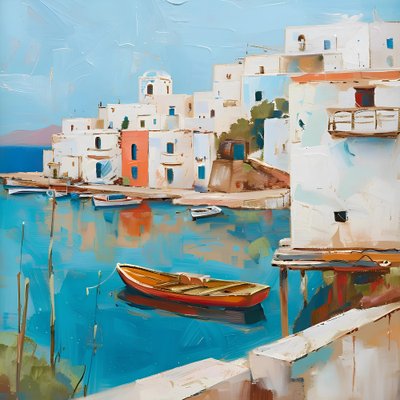 Ville portuaire méditerranéenne - Avanesova Elena