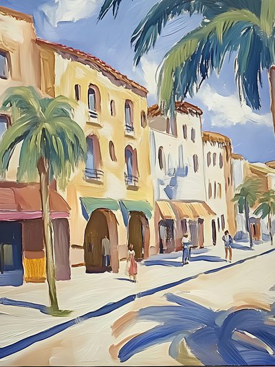 Scène de rue méditerranéenne - Avanesova Elena