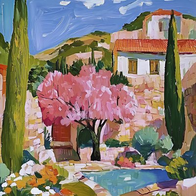 Le Village des Fleurs Roses - Avanesova Elena