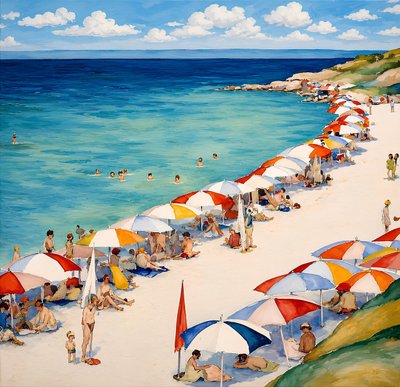 Une journée ensoleillée à la plage - Avanesova Elena