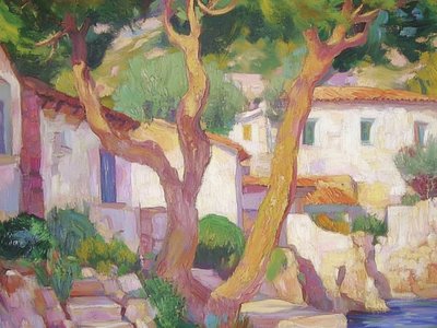 Village côtier ensoleillé - Avanesova Elena