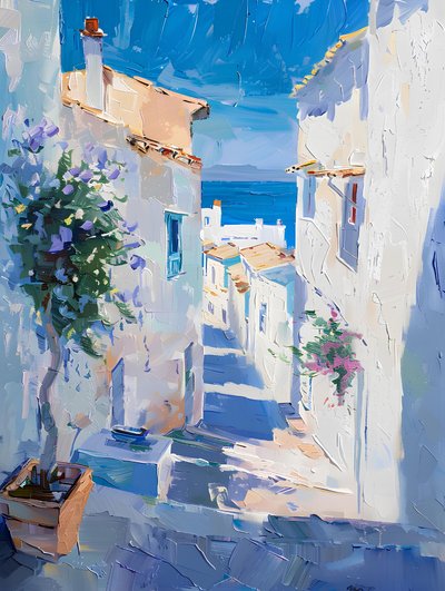 Vue de la rue à Sunny Village - Avanesova Elena