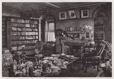 Le bureau de Charles Darwin à Down House - Axel (after) Haig